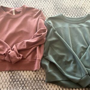 Lululemon Perfectly Oversized Soft Streme Cropped Crew Bundle